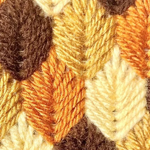 MCM Multicolored Pattern Square Vintage Tissue Box Cover - Picture 4 of 4